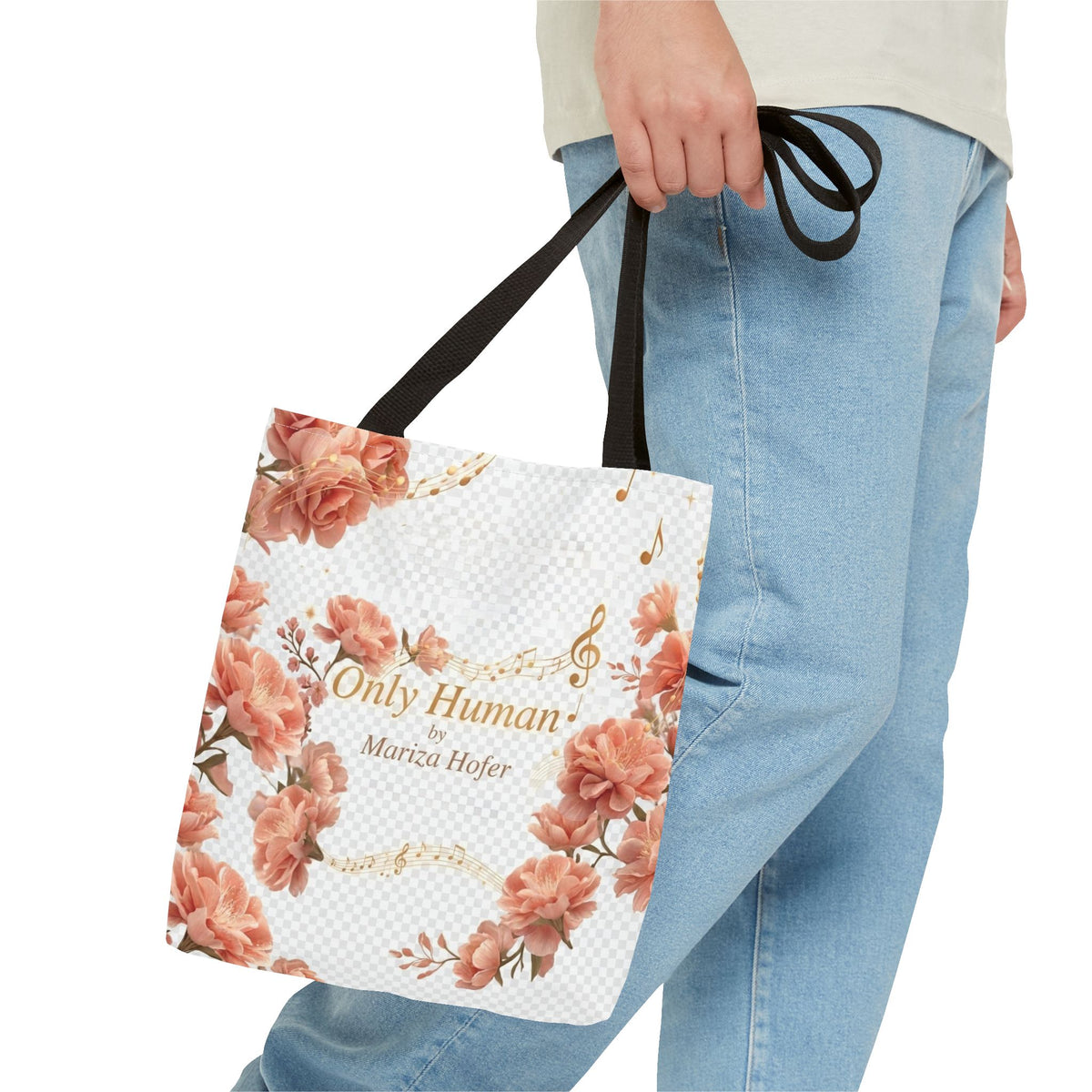 Only Human Mariza Hofer Floral Music Tote Bag