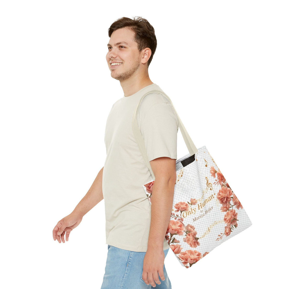 Only Human Mariza Hofer Floral Music Tote Bag