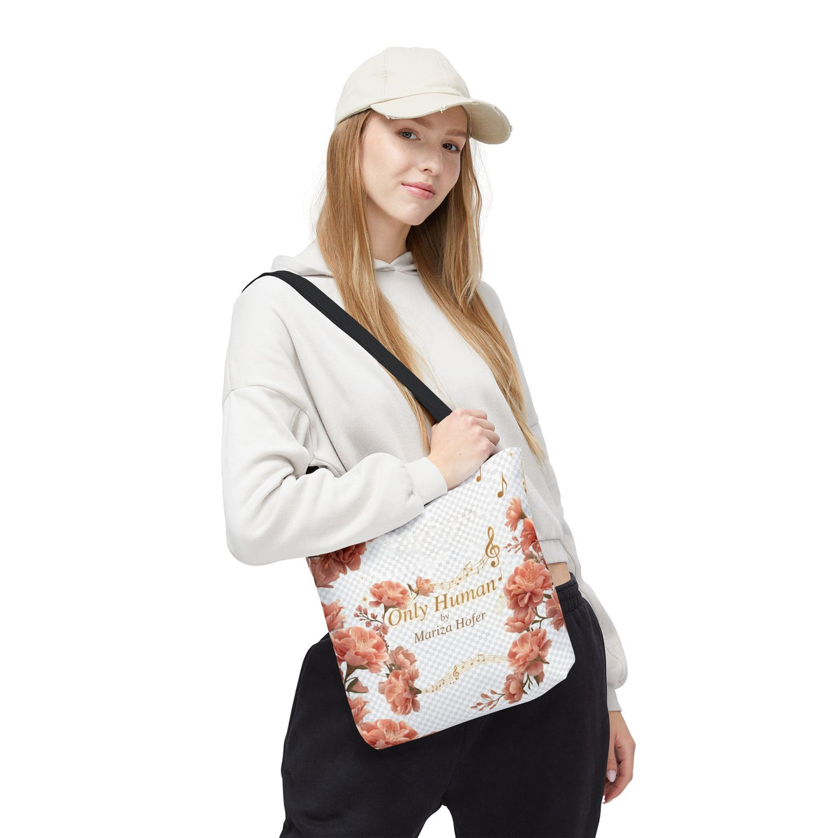 Only Human Mariza Hofer Floral Music Tote Bag