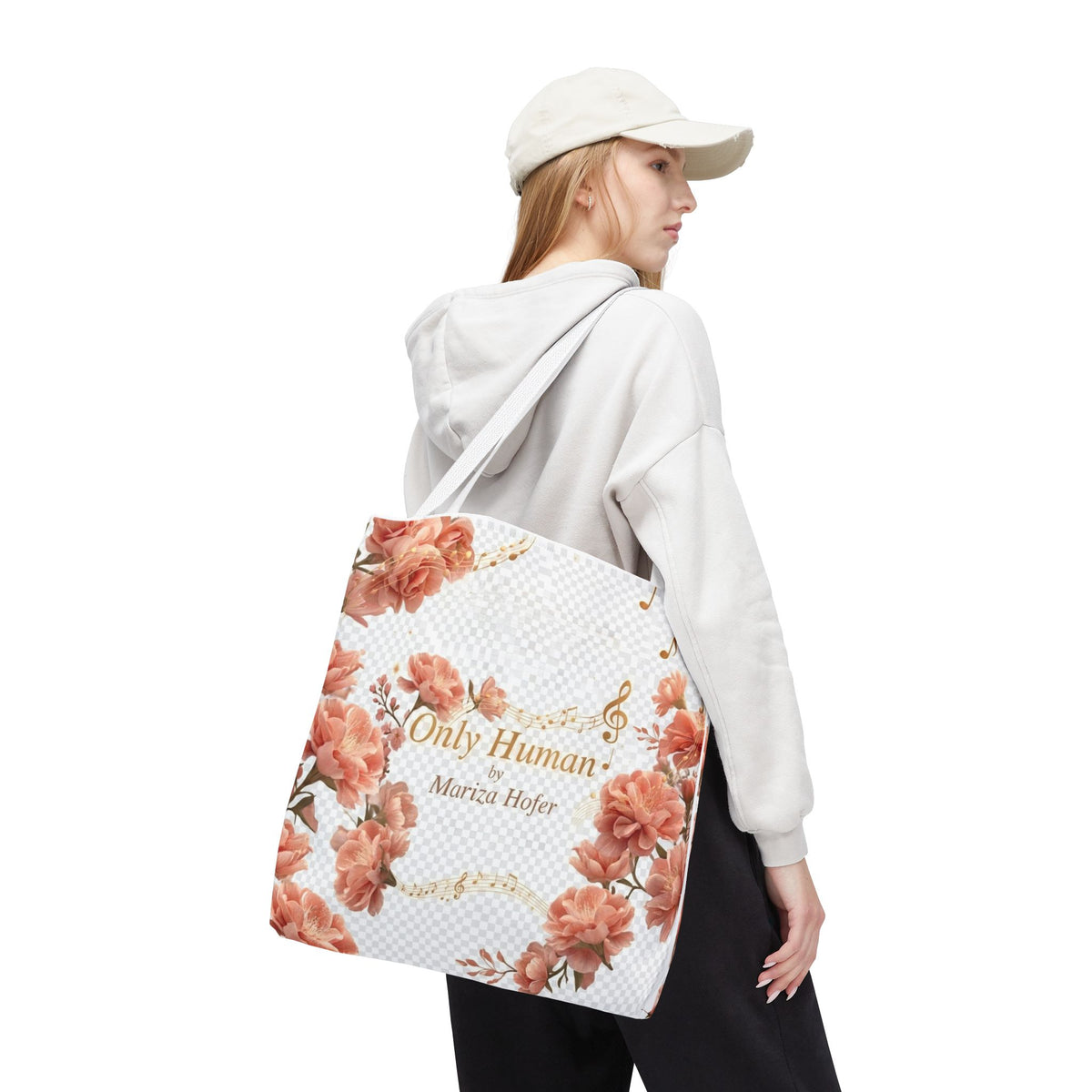 Only Human Mariza Hofer Floral Music Tote Bag