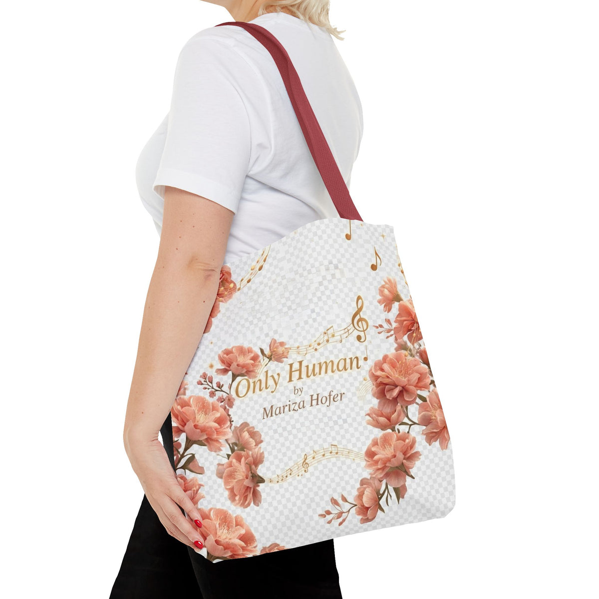 Only Human Mariza Hofer Floral Music Tote Bag