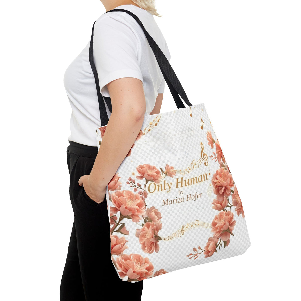Only Human Mariza Hofer Floral Music Tote Bag