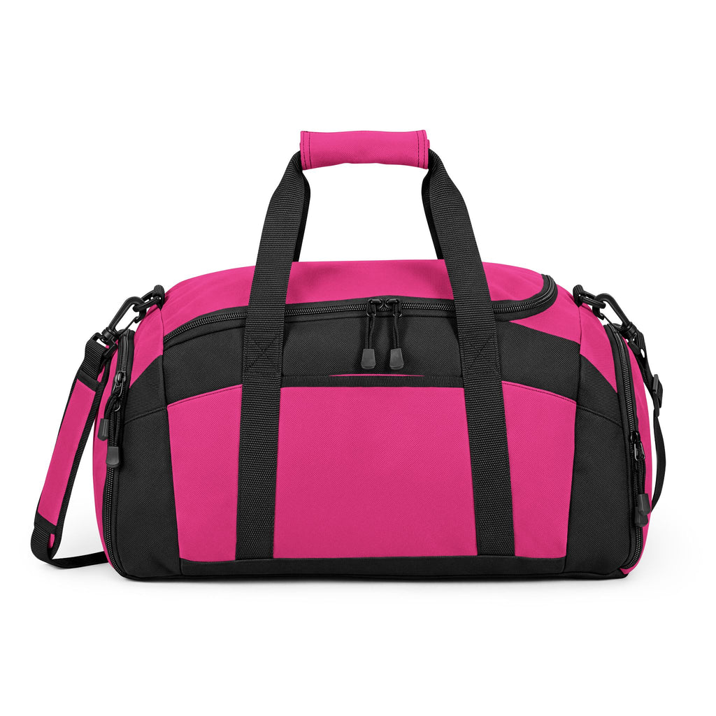 Embroidered Gold Monogram Gym Bag — Sparkle Initials Duffel