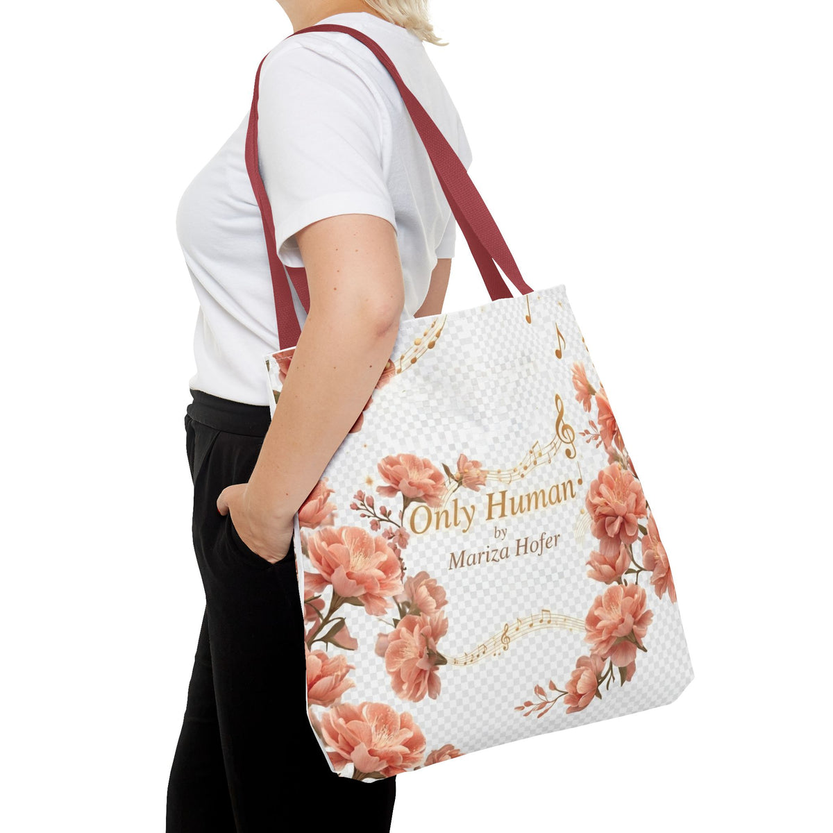 Only Human Mariza Hofer Floral Music Tote Bag