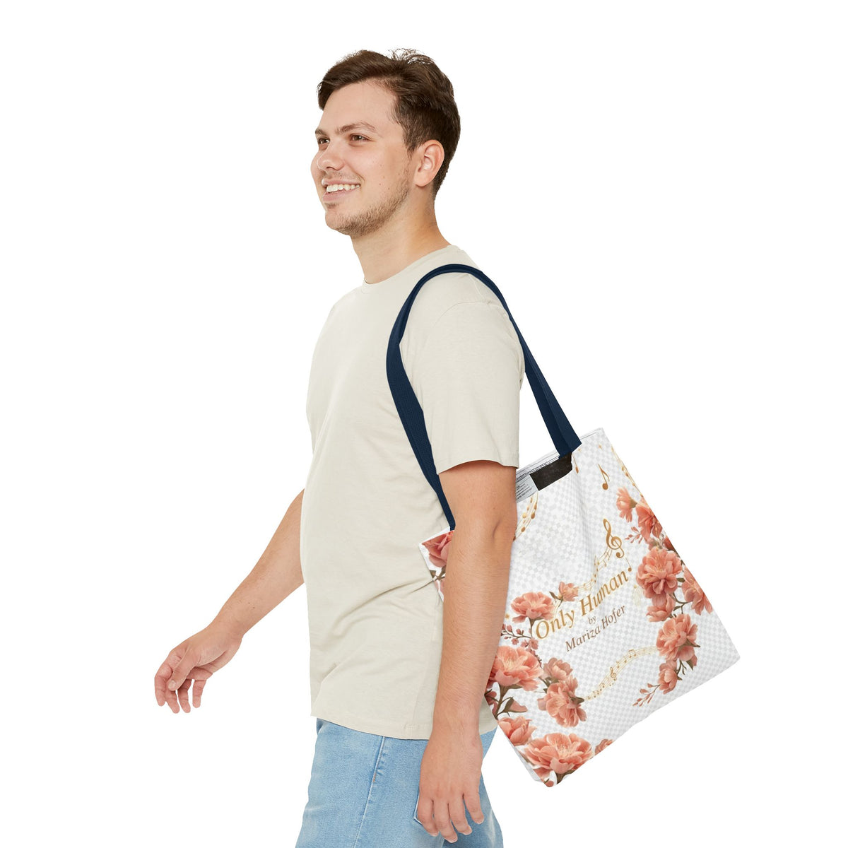 Only Human Mariza Hofer Floral Music Tote Bag