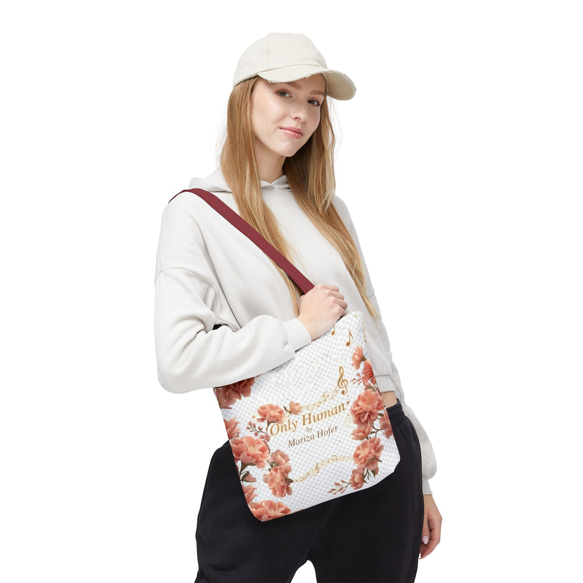 Only Human Mariza Hofer Floral Music Tote Bag