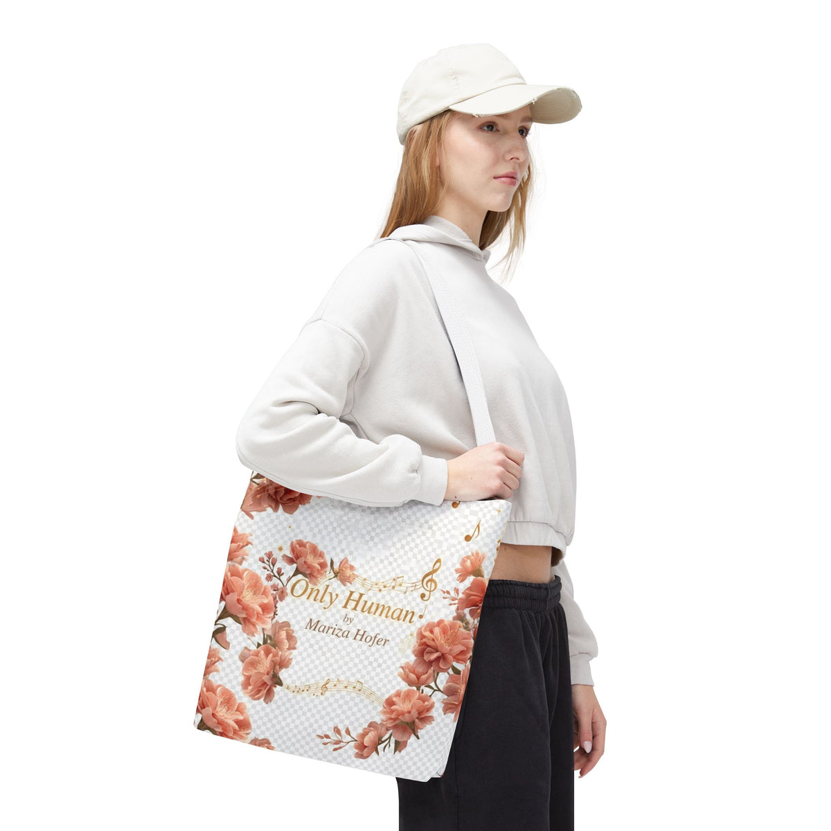 Only Human Mariza Hofer Floral Music Tote Bag
