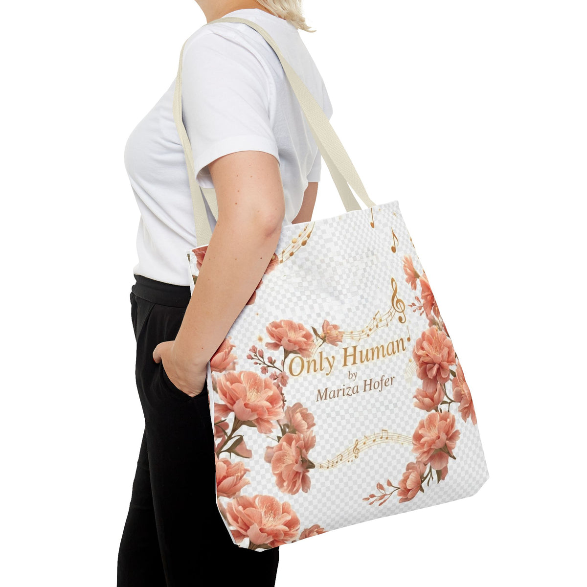 Only Human Mariza Hofer Floral Music Tote Bag