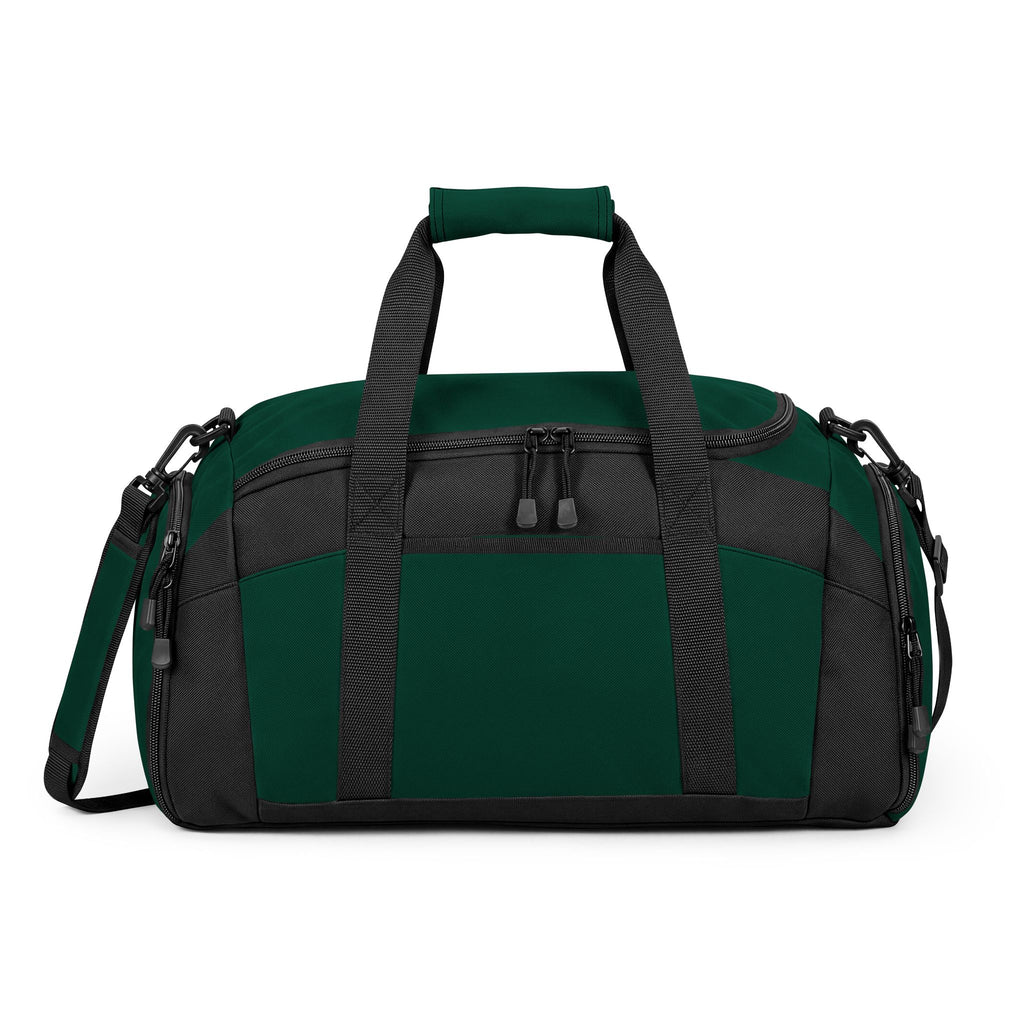 Embroidered Gold Monogram Gym Bag — Sparkle Initials Duffel
