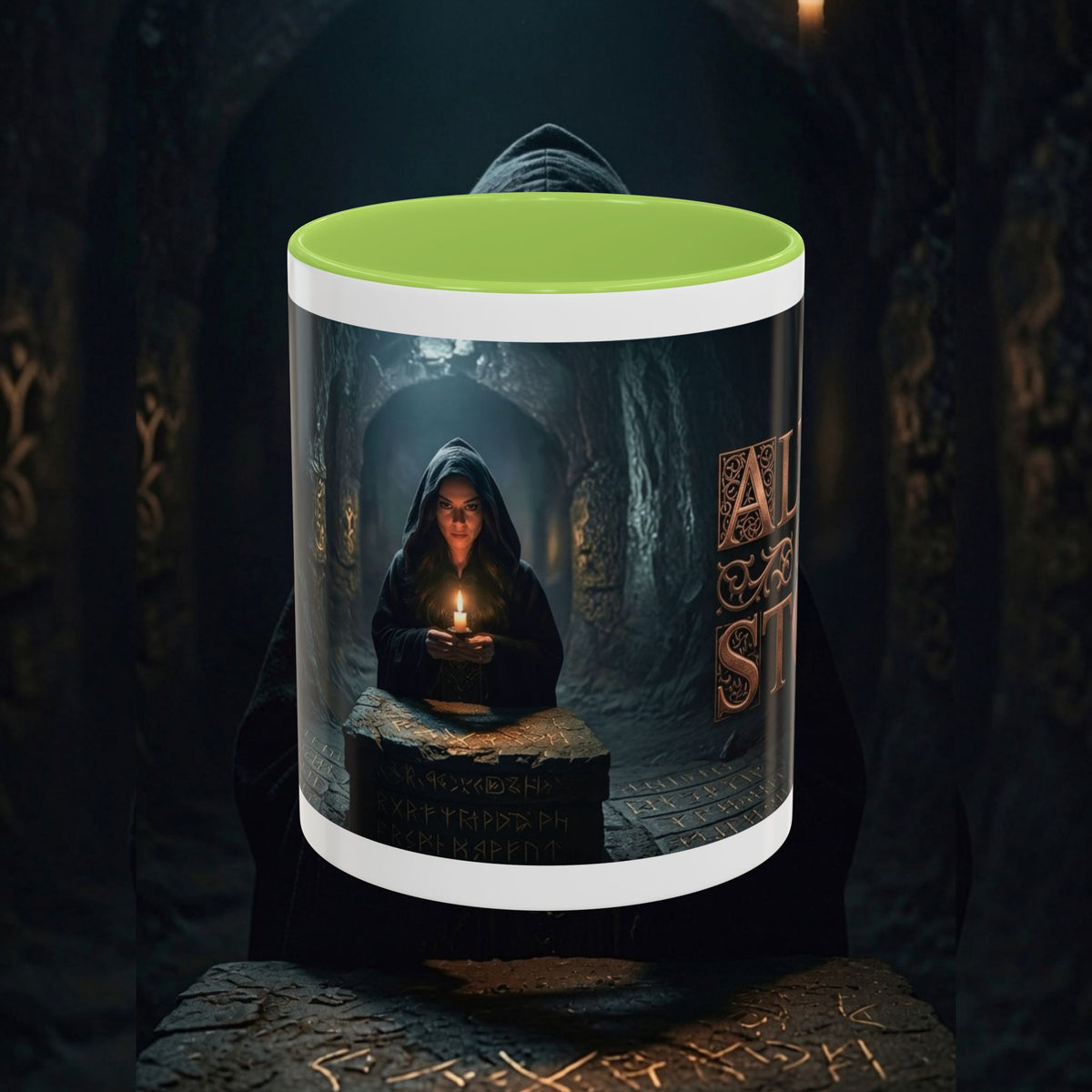 Altar aus Stein Gotische Kaffeetasse (11/15 oz)