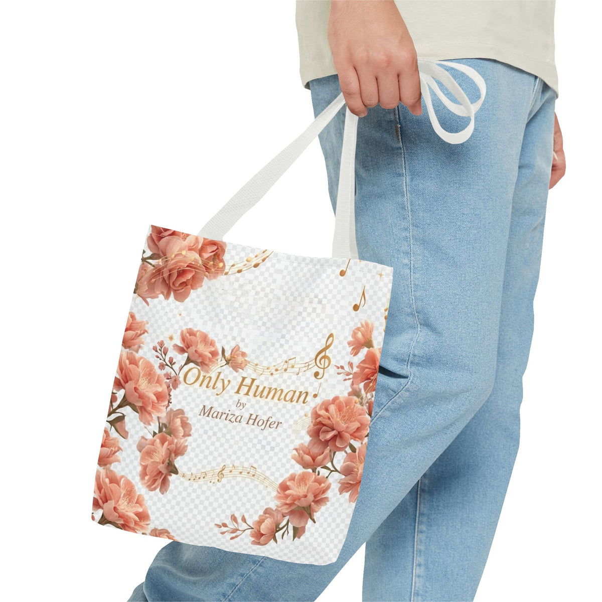 Only Human Mariza Hofer Floral Music Tote Bag